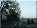 A5 northbound at Pury Lane junction