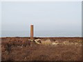 SE1344 : Iron posts on the moor by Stephen Craven