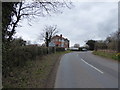 Approaching Guilden Sutton from the South along Wicker Lane