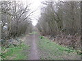 Footpath along the former railway at Spital