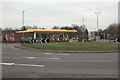 SK4290 : Petrol Station and Roundabout, A630 Canklow by Mark Anderson