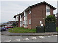 Telecoms cabinets on a Newport corner