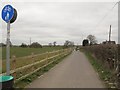 Cycle path alongside Hind Heath Road