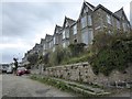 Terraced houses in Windsor Hill, St Ives