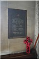 TF0733 : St Andrew's Church: War Memorial by Bob Harvey