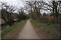 Opencast Way alongside Bottesford Beck