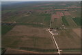 Cropmarks on field by Carlton Grange: aerial 2016