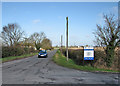 Station Road and the entrance to Whiting Works