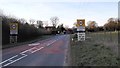 A346 Road entering Ogbourne St Andrew