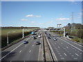 M1 northbound near Kingshoe Wood