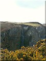 Waterfall into the sea - Ceredigion Coast Path