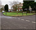 Grass semicircle in Pucklechurch