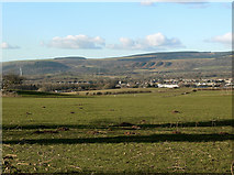 SS8380 : A view north from Heol-y-Sheet, nr North Cornelly (2) by eswales