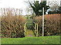 Footbridge and stile