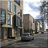 TL4556 : Aberdeen Avenue and Henlow Mews by John Sutton