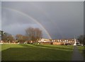 Double rainbow on Ham Village Green