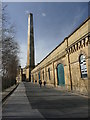 SE1437 : Approaching Salts Mill by Graham Hogg