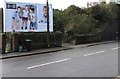 ST3188 : Matalan advert, Caerleon Road, Newport by Jaggery