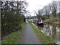 Footbridge crossing the Peak Forest Canal