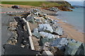 Eroding car park at Hallsands