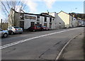 Fire-damaged building, Treharris