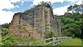 Abutments of old railway bridge on Archaeology Way