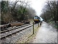 Avon Valley Railway DMU heading north to Oldland