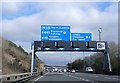 Gantry over the M4