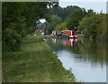 Narrowboat at Buckland Lock No 12