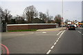 West parapet of railway bridge, Hanger Lane