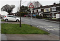 ST3091 : Minor junction warning sign and speed camera sign, Rowan Way, Malpas, Newport by Jaggery