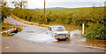 ST6300 : Driving through the River .. near Sydling St Nicholas, 1967 by Ben Brooksbank