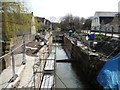 Restoration site, Bowbridge Lock, March 2016