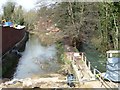 The canal and the River Frome below Bowbridge Lock