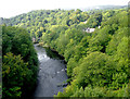 The River Dee seen from the Pontcysyllte aqueduct