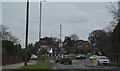 Approaching The Dorking Cockerel Roundabout