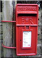 Close up, Elizabeth II postbox on Causey Hill Road