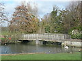 Footbridge over a duck pond, Sudbury