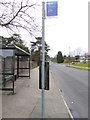 Looking along Creasys Drive to the junction with Chippendale Road