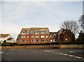 Roundabout at the end of Meads Road, Eastbourne