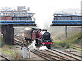 Steam locomotive in Chester