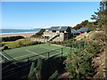 Private tennis court near Pickwell