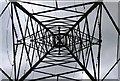 SK5552 : Underneath an electricity pylon by Graham Hogg