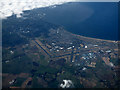 Prestwick Airport and Prestwick from the air