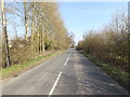 TM1855 : B1077 Helmingham Road. Ashbocking by Geographer