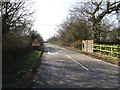 TM1855 : Entering Ashbocking on the B1077 Helmingham Road by Geographer
