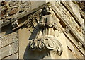 TL0441 : An angel at All Saints Church, Houghton Conquest by pam fray