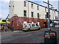 Veg Stop van in Bridgend town centre