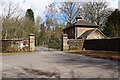 SJ7909 : Entrance to Tong Lodge from Mill Lane by Ian S