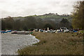 An assortment of small craft on the River Taw at Seven Brethren Bank